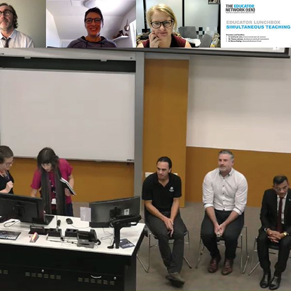 Teaching both face to face and via zoom - Simultaneous Teaching