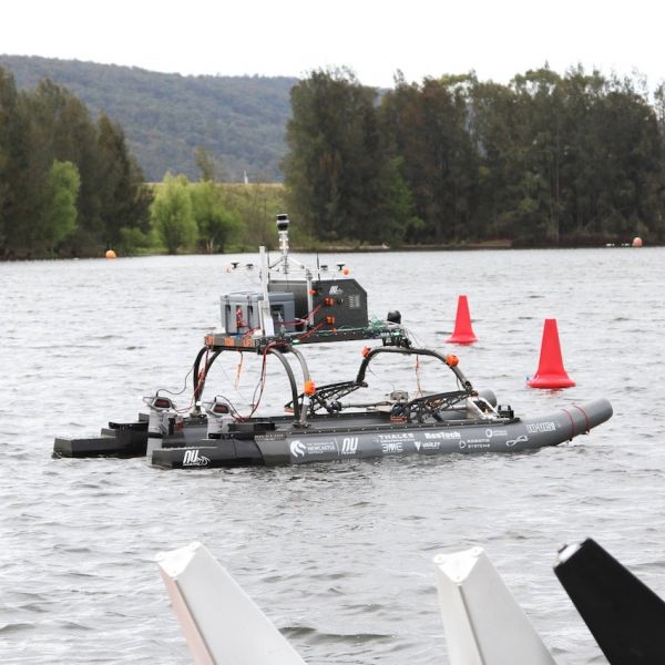 NU Marine 16-foot, ‘WAM-V’ surface craft. NU Marine takes on The Maritime RobotX Challenge 2022