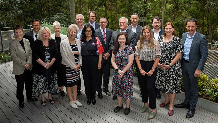 Delegates from The University of Newcastle visit The University of Waikato.