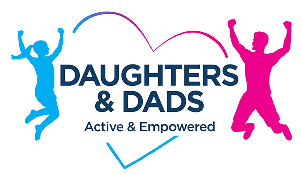Daughters and Dads,  Active and Empowered logo