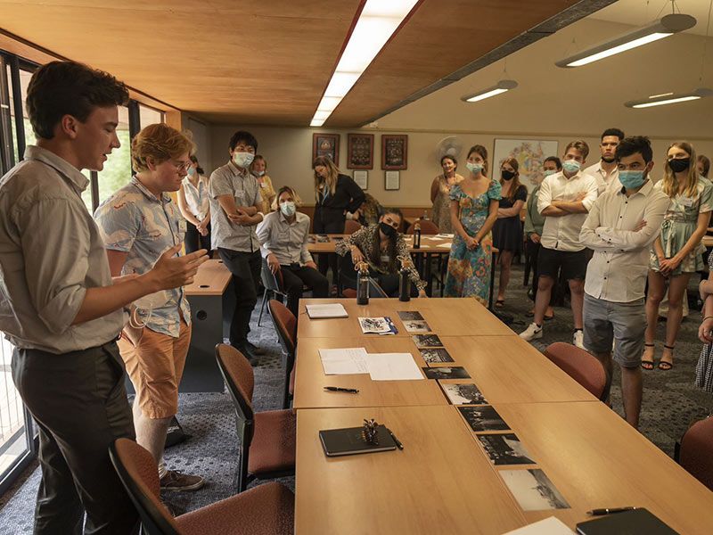 Scholars at the Welcome Program