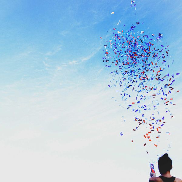 Confetti celebration