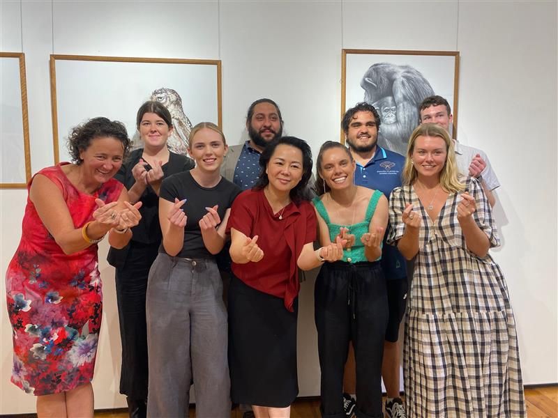 2023 Scholars and Program team with Maggie Zhou, Senior Advisor, Jack Ma Foundation