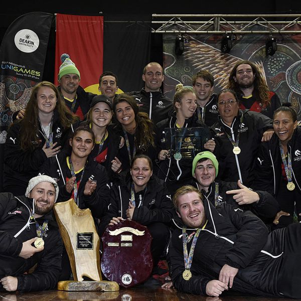 UON Indigenous Unigames team. UON takes out the 2017 Indigenous Unigames