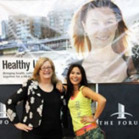 Healthy University Fair. Professor Caroline McMillen opens Newcastle's Healthy University Fair