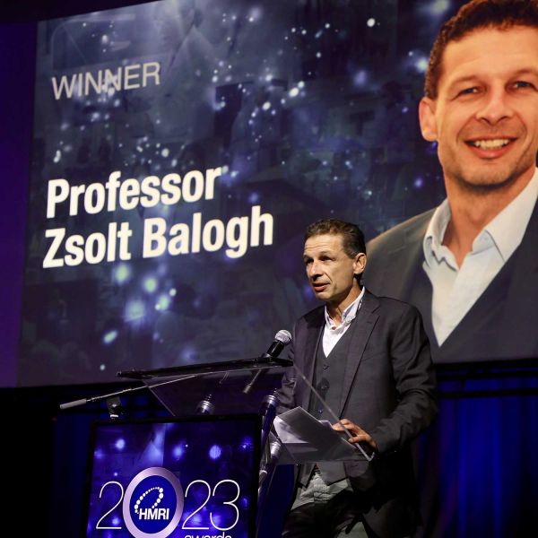 Professor Zsolt Balogh, 2023 HMRI Researcher of the Year