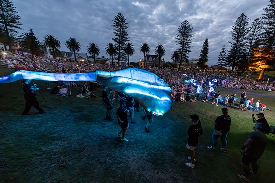 Ngarrama Lights Up King Edward Park Newcastle