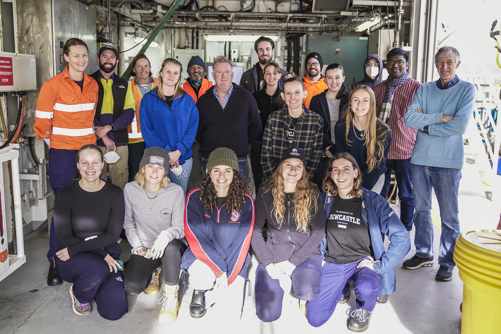 Scientists and students onboard the CSIRO RV Investigator, departing tomorrow