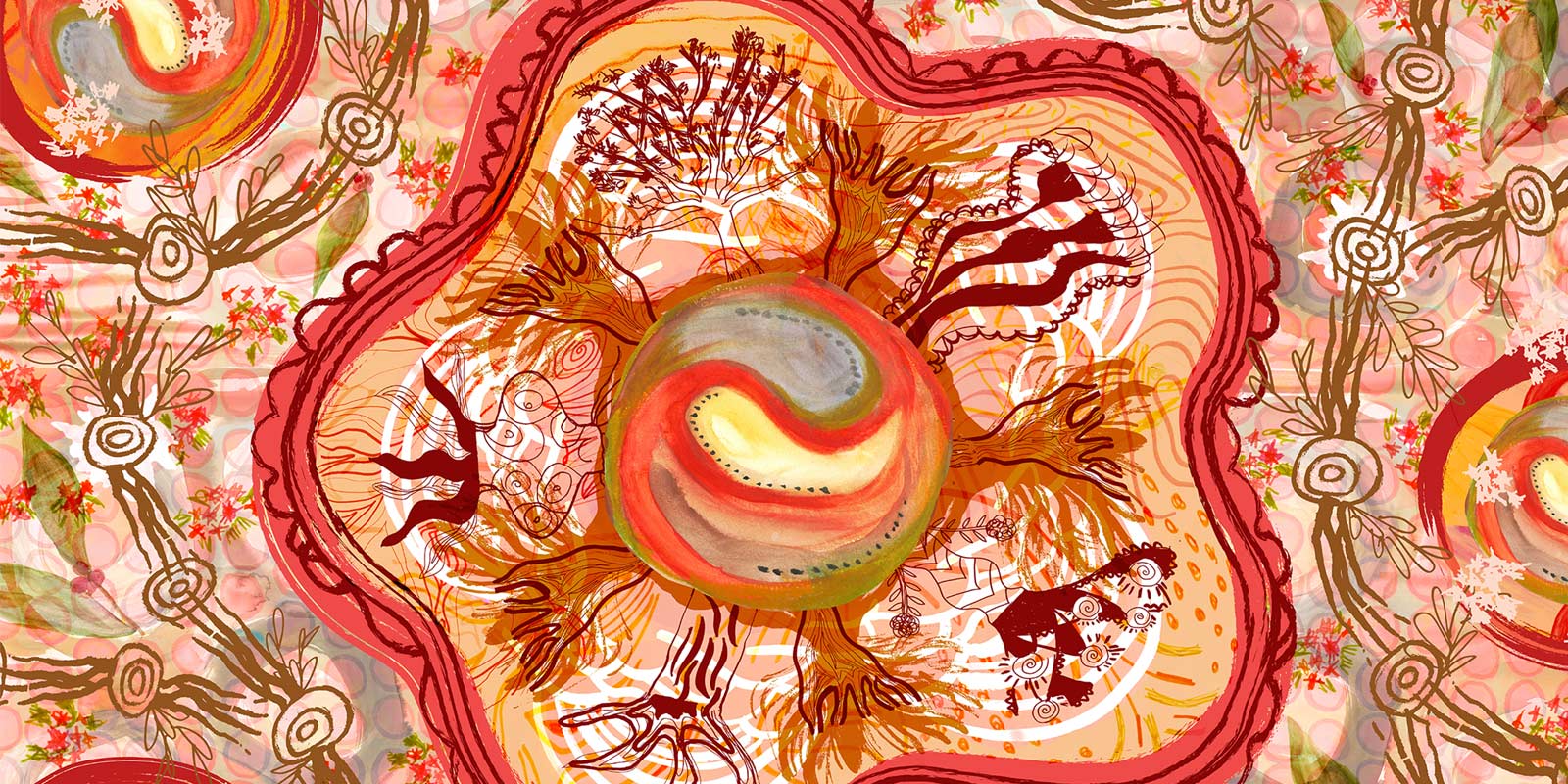 Collborative indigenous artwork