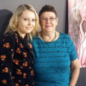 Skye Jacobson and Jennie Thomas. Skye's the limit for travelling art scholarship winner 