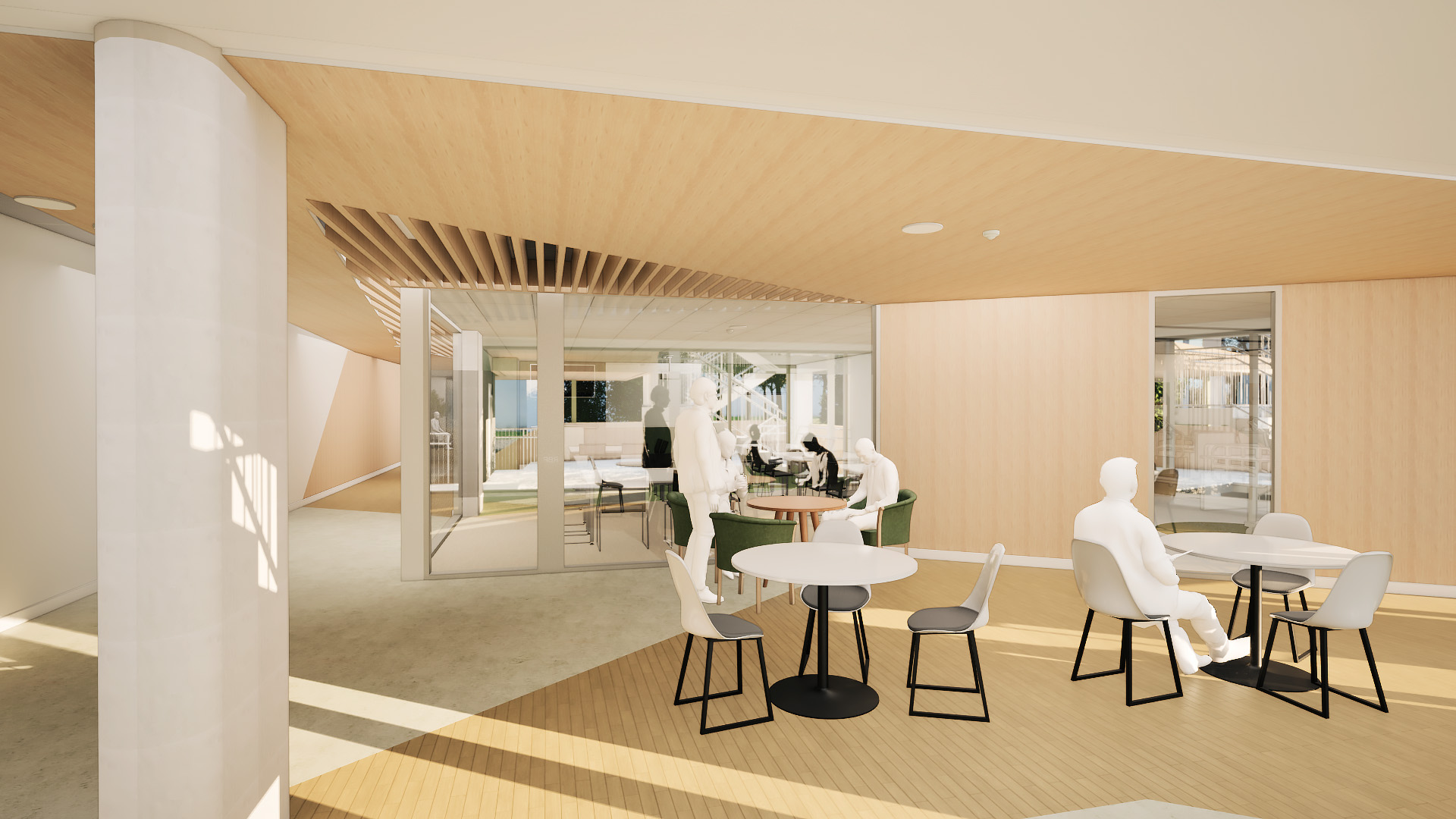 concept image_Health Education Research Building Entry Foyer_image credit - EJE