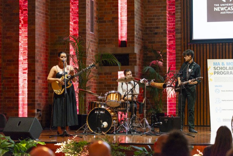 Ma & Morley Scholars, Millie Mills, Jack Chambers, and Jack Munro’s Acknowledgement of Country and performance at the 2024 Gala