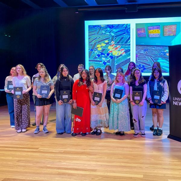 The exhibition celebrated 25 students from 10 schools across the Central Coast. Young artists of the Coast shine at Gosford Library .