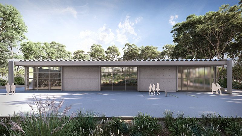 Architectural depiction of new skills hub