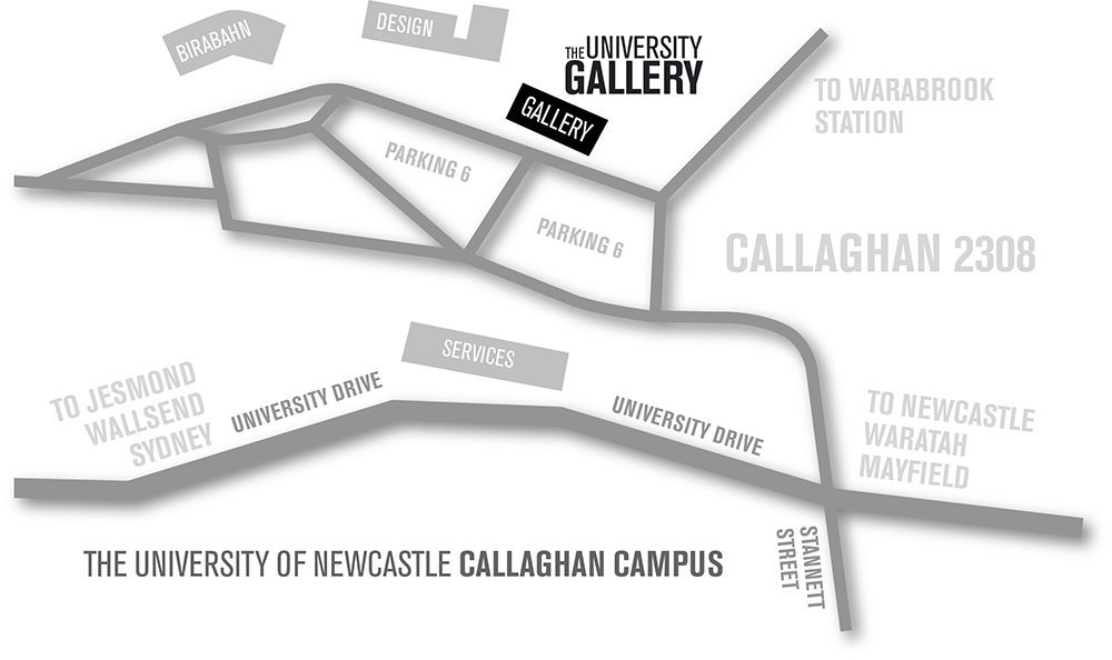 University Gallery map