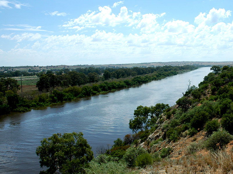 The modern day Lower Murray River. Photo: T Hubble. 