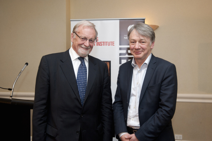 Prof Evans and Prof Dwyer