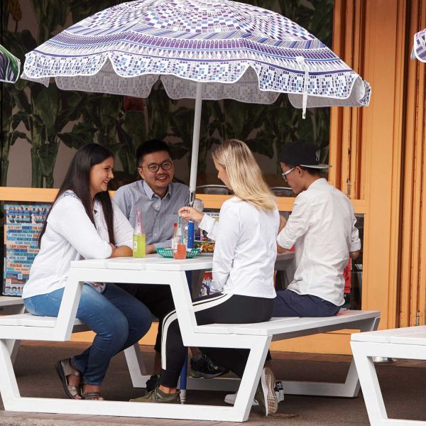 people sitting at cafe. The impact of COVID-19 on tourism and hospitality