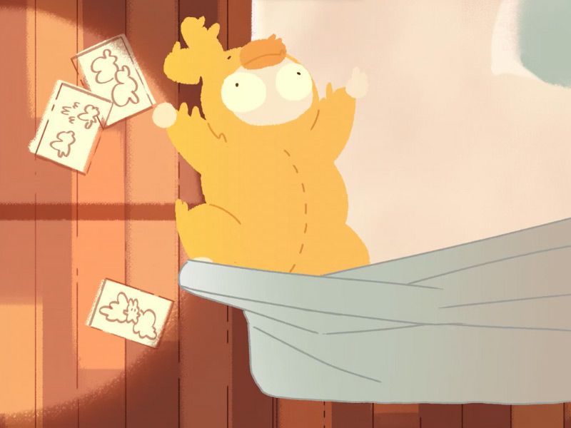 National Higher Education Category winning animation 'When Chickens Fly' at 3Thirty film competition