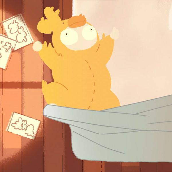 National Higher Education Category winning animation 'When Chickens Fly' at 3Thirty film competition