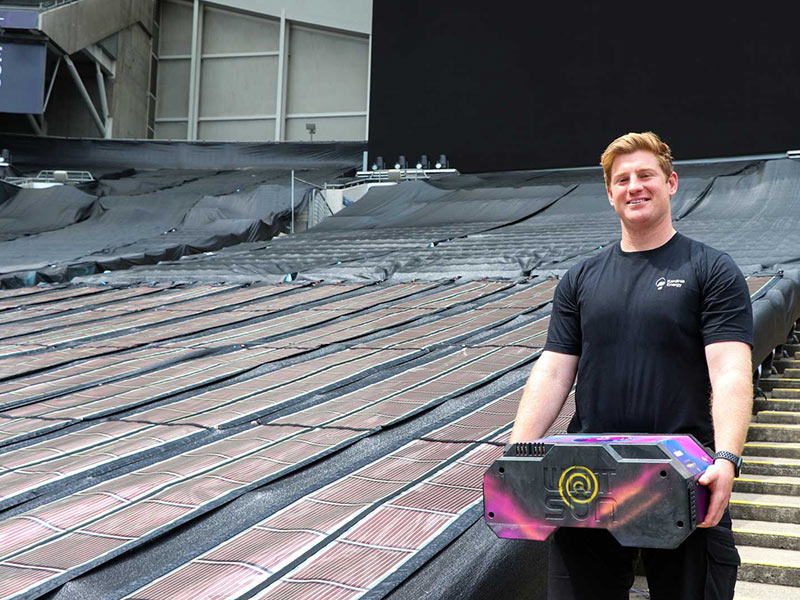 University-made Printed Solar powers Coldplay concerts 