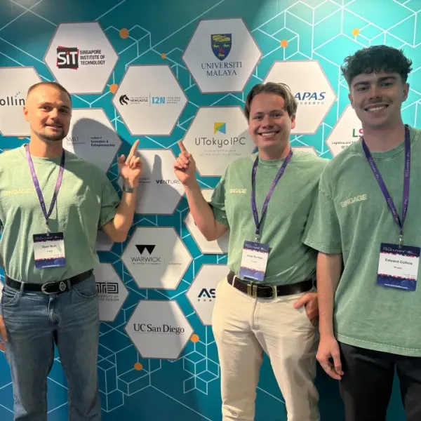  Grand Challenge team takes pitch to the international stage 