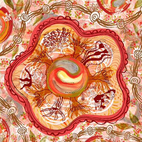 Collaborative indigenous arrtwork