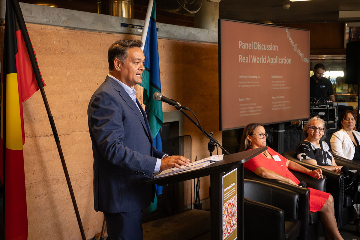 Kelvin Kong facilitates