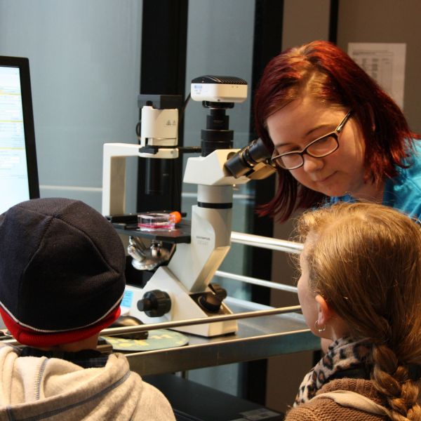 . Children experience a taste of University life