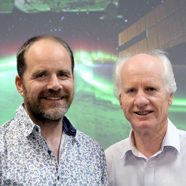 Associate Professor David Pontin and Professor Colin Waters. Inspired in the Past and Now Fuelling the Future