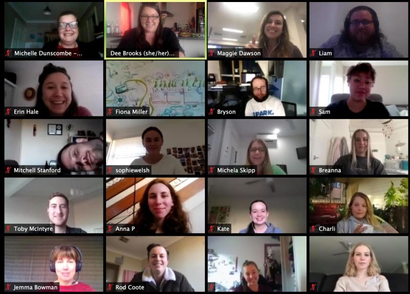 Stage 1 scholars pause for a photo during the Capstone experience exploring decarbonisation