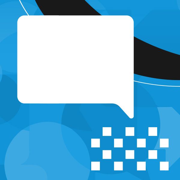 abstract illustration of voice boxes