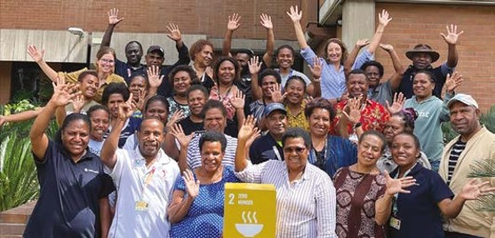 Health professionals receiving CIFAL graduation certificates in January 2026, Papua New Guinea
