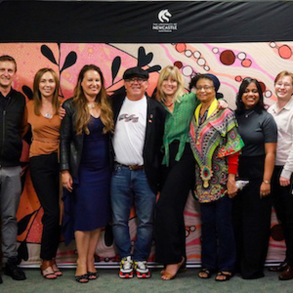 Distinguished guests, students and speakers attending the Purai event